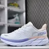 Hoka One One Laufschuhe für Männer und Frauen, modische Schnür-Mesh-Outdoor-Sporttrainer, Tripler, mehrfarbig, Sommermassage, Plate-Forme, Luxus-Designer-Sneaker