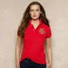 Womens Polo Shirt Luxury Classic Print Cartoon Embroidery Short Sleeve Fashion Brand Summer Wear