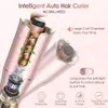 Auto Hair Curler Auto Shut-Off Curling Iron with Large Rotating Temputure Timing Fast Heating Curling Iron