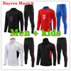 2023 2024 Bayern Tracksuit Soccer Set 23 24 Sane Lewandowski Gnabry Muller Kimmich Football Training Suit Män och barn överlevande jogging kit