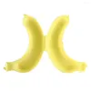 Servis uppsättningar 1 st bananskyddsfodral utomhus lunch fruktbox förvaring hållare vakt portablepap resor