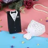 Outros suprimentos de festa de evento 100pcs elegantes românticos de papelão de bolsa de candidatos da festa dos namorados Dia dos namorados Caixa de casamento favores para namorada convidada namorado 230321