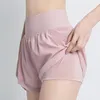 Loose Yoga Clothes for Women Yoga Shorts Outfit Fitness Fake Two piece Quick Dry Breathable Running Sport Shorts