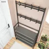 Other Housekeeping Organization Multi ayer Shoe Rack DIY Clothes Hanger Coat Storage Clothing Drying Organizer Home Dorm Furniture Hat Hangers 230320