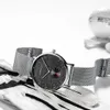 2020 Luxury Brand CRRJU Orologio da uomo Classic Business Slim Orologio al quarzo Elegante semplice orologio in maglia d'acciaio impermeabile Relogio Masculino306s