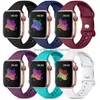 Мягкий силиконовый водонепроницаемый ремешок для Apple Watch Band 38 мм, 40 мм, 41 мм, 42 мм, 44 мм, 45 мм, 49 мм, спортивные ремешки, совместимые с серией iWatch U3960190