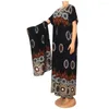 Ethnic Clothing Arrival Maxi African Dresses For Women Style Loose Dashiki Pattern Print High Quality Female Vestidos Elegant