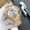 2023 Nova marca Original Business Men's Watch Classic Round Case Mechanical Watch Wristwatch Relógio Recompensado Watchwa Watch Q42