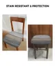 Chair Covers Vintage Country Farmhouse Gradient Wood Grain Elastic Seat Cover For Slipcovers Home Protector Stretch