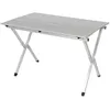 Camco Aluminum Roll-Up Campsite Table with Carrying Bag Ideal for Tailgating, Camping, The Beach Parties and More Lightweight Design and Rust Resistant (51896)