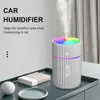 Mise à niveau Mini humidificateur d'air humidifier tasse maison voiture USB brumisateur 220ML brumisateur pour accessoires intérieurs de voiture à la maison avec des lumières colorées