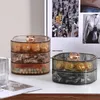 Dishes Plates 2 3 Tiers Table Snack Candy Wedding Party Dried Fruit Storage Tray with Lid Set Home Nut Pastry Box 230320