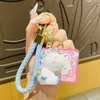 INS Trend Fashion Style Keychain fofo unicorn Keychain pendente Carchain Bag Decoration Jóias Acessórios Creative Holiday Gifts