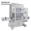 ZONESUN Servo Automatic Thick Lotion Cream Viscous Liquid Dosing Filling Machine For Cosmetic