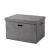 Storage Boxes Bins Foldable Wardrobe Storage Box Bras Socks Underwear Organizer Cotton Linen Bedroom Clothes Quilt Sorting Desktop Sundries Storage 230321