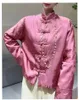 Trenchs pour femmes de haute qualité Style chinois rétro rayonne Jacquard dame coton veste hiver année élégant à manches longues manteau à simple boutonnage