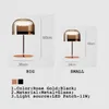 Table Lamps Modern Rose Gold Glass Equator Lamp Power Switch Button Living Room Luxury European Creative Bureau De Travail