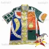 Men's Casual Shirts 2022ss CASABLANCA Shirts Men Women Colorful Print Beach Seaside Hawaiian Shirt T230321