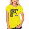 Erkek Tişörtleri Baskı Sıradan Gömlek Erkekler Tees Makarov Tabanca T-Shirt Quit Pistolet Makarova Rusça