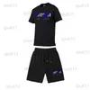 Men's Tracksuits TRAPSTAR Tracksuit Set Men T ShirtShorts Sets Summer Sportswear Jogging Pants Streetwear Harajuku Tops Tshirt Suit 220602 T230321