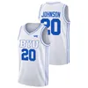 BYU Cougars College Basketball 5 Gideon George Jerseys 2 Jaxson Robinson 30 Dallin Hall 45 Fousseyni Traore Rudi Williams Spencer Johnson Sewing NCAA Men Kids Women