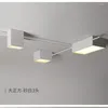 Taklampor nordiska led ljus kreativt vardagsrum belysning modern fixtur sovrum lyx kub mat hall dekor inomhus lampa