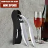 Wine Tool Set Portable Bottle Opener Wine Opener Cork Drill Lifter Kit Bar Lever Foil Cutter Kitchen Accessories Corkscrew Wine