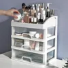 Scatole portaoggetti Contenitori Custodia per trucco Scatola contenitore per gioielli Cassetti per organizer per trucco Scatola per cosmetici Porta pennelli per trucco Pennello Contenitore per rossetto 230321