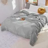 Blankets Summer Cotton Air Condition Room Quilt Super Soft Breathable Thin Throw Sofa Quilts Coverlet Cozy Sleep Bedspread Bedding Blanket