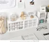 Storage Boxes Bins 9 Drawers Storage Cabinet Organiser Desktop Organizer with 9 Grad Mini Transparent Cabinets Drawers Plastic Jewelry Box/Cosmetic 230321