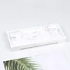 Hooks & Rails Home El Resin Modern Simple Bracelet Dish Bathroom Tray For Counter Rectangle Candle Soap Marble Pattern Cosmetic Organizer