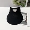 Korean version of straw woven empty top hat female summer travel sunscreen visor hat big eaves face cover fashion triangle label topless str