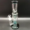 2023 12 Inch Glass Heady Bong JellyFish Filter Teal Black MultiOil Rigs Dab Rig Smoking Water Pipes Cyclone Glass Bongs 18MM