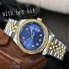 Quarz Damen Datejust Designeruhren 41 mm 36 mm Uhrwerk Uhr Iced Out Bling Lünette Diamant Montre de Luxe Herren Moissanit Luxusuhren vergoldet SB008 B23