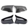 Interior Accessories Rearview Mirror Cover Wing Side Fit For F10 14-16 Car Decoration