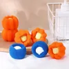 100 datorer Pethårborttagare för tvättborstar Söta björnsvampkläder Anti-Winding Adsorption Dryer Balls Balls Tvätt återanvändbar blå/orange