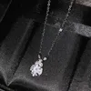 Подвесные ожерелья красиво выглядящие стразы Женский ожерелье модного крепкого подарка