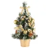 Kerstdecoraties 40 cm Holiday Art Craft El Festival Simulation Party PO Prop Mini Tree Home Decor Desktop Ornamenten Gift PVC