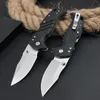 High Quality CL 35DPLC Survival Folding Knife D2 Satin Blade G10 with Steel Sheet Handle Outdoor Camping Hiking Fishing Pocket Folder Knives with Retail Box