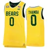 Baylor Bears Basketball 10 Makai Mason Jersey College 20 Manu Lecomte 15 Johnathan Motley 2 Taurean Prince 55 Pierre Jackson University Aufgenäht NCAA Männer Kinder Frauen