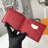 Portafogli stilista di lusso Adele Borsa uomo donna pochette Monogrammi di alta qualità Portamonete con cerniera Porta carte da donna Scatola originale Borsa doppia stile 80105-1