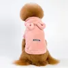 Costumi per gatti Vestiti caldi invernali Cucciolo di animale domestico Cappotto per gattino Giacca per cani di taglia piccola e media Gatti Chihuahua Yorkshire Abbigliamento Costume Rosa