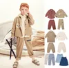 Kids Shirts Boys Clothes Set Wyn Brand Winter Kids Corduroy Coat Baby Sweater Toddler Girls Outfits Children T-shirt Tops Tees 230321