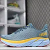 Hoka One One Laufschuhe für Männer und Frauen, modische Schnür-Mesh-Outdoor-Sporttrainer, Tripler, mehrfarbig, Sommermassage, Plate-Forme, Luxus-Designer-Sneaker