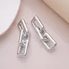 Ohrstecker Mode CCB Geometrisch Trendy Übertrieben Lange Klobige Gliederkette Für Frauen Boho Brincos 2023