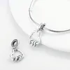 925 Siver Koraliki Charms for Pandora Charm Bracelets Designer for Women Star Apple Silver 925 Dangle
