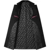 Erkek yün harmanlar kışlık ceket moda uzun İngiltere tarzı iş rahat trench katı kalın s ceket 230320