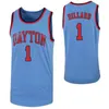 College Basketball 1 Darrell Davis Jerseys Dayton Flyers 21 Dyshawn Pierre 0 Rodney Chatman 0 Josh Cunningham 1 Kevin Dillard University Sewing NCAA Man Woman Youth