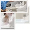 Bath Accessoire Set Douche Splash Guard met tape kit Huishouden Tub Corner voor slaapkamer slaapkamer slaapzaalvoorraden