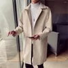 Trench de trincheira masculino Moda de vento masculino Moda masculina Midn Length Male Slim Fit Casual Casual Trenchcoat Masculina Outwear